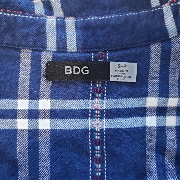 UO-BDG Farmer Plaid Obie Flannel Shirt - Picture 6 of 7